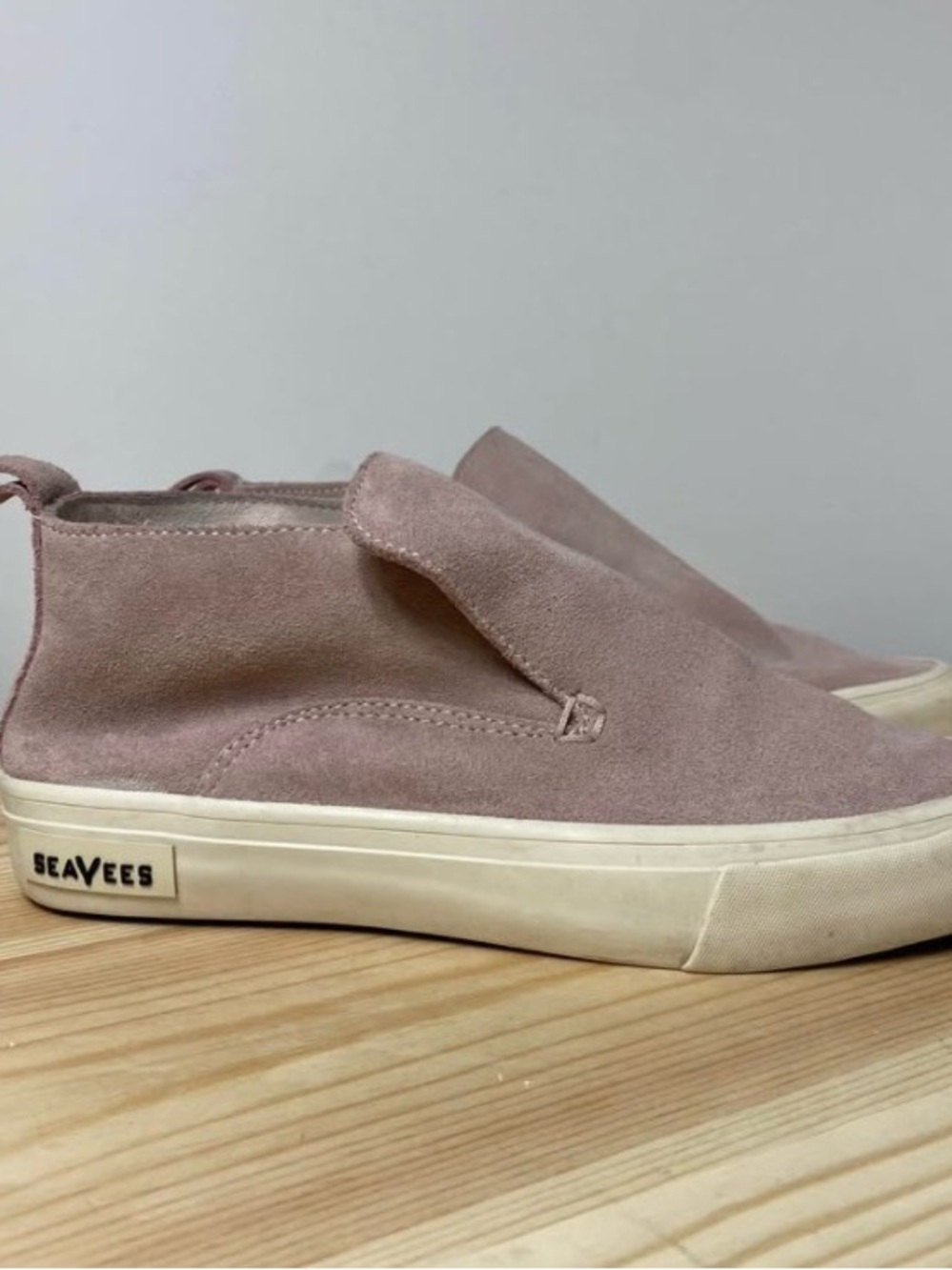SeaVees Huntington Middie Suede Slip On Shoes Mauve Sneakers Women’s Size 7.5